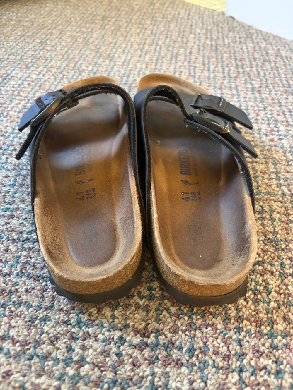 Birkenstock Black Double-strap Slide Sandals size 41 - Picture 4 of 6